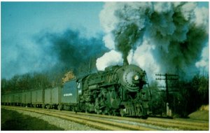 Lot of 10 vintage train postcards (#6)