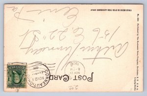 J87/ Conneaut Ohio Postcard c1910 High Level Bridge Men Ashtabula 1949