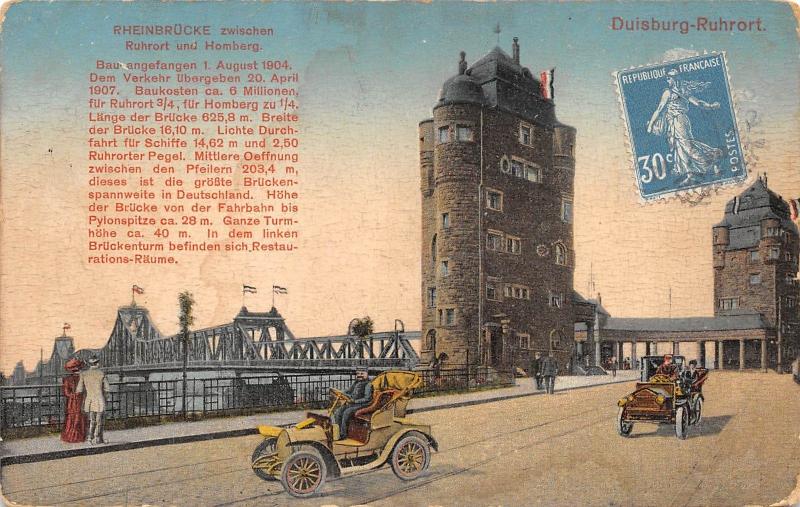 BR42318 Duisburg ruhrort car voiture germany