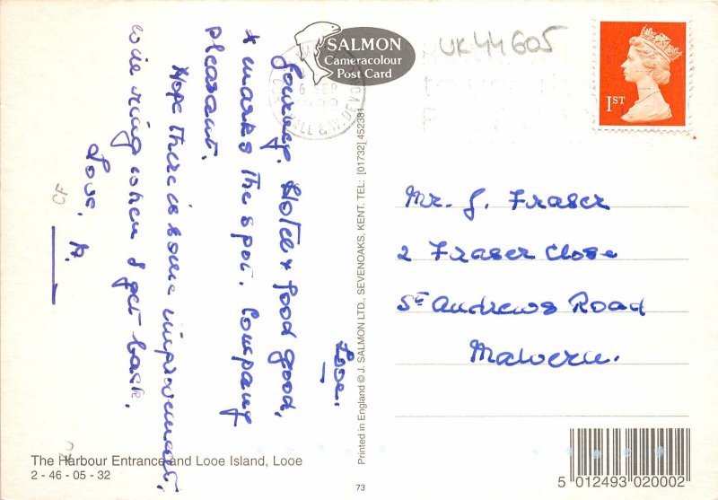 uk44605 harbour entrance looe uk