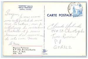 c1950's St. Pascal Kam. Camping Dans La Belle Province Quebec Canada Postcard