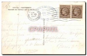 Old Postcard Cauterets Cascade Cerisey