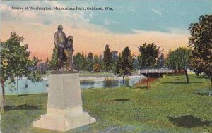Wisconsin Oshkosh Statue Of Washington Menominee Park
