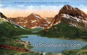 Swiftcurrent Lake, Many Glacier Hotel Glacier National Park MT Unused