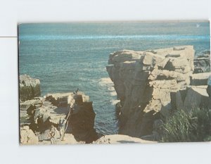 Postcard Thunder Hole Arcadia National Park Bar Harbor Maine USA