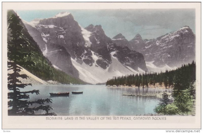 RP, Moraine Lake In The Valley Of The Ten Peaks, Canadian Rockies, Canada, 19...