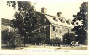 Real Photo Wayside Inn - South Sudbury, Massachusetts MA  