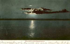 NH - Lake Winnipesaukee. In the Moonlight