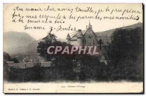 Postcard Old Chateau Uriage