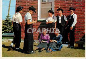 Modern Postcard Amish Country has group of young aAmish country and girls