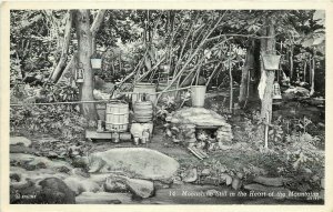 Vintage Postcard; Moonshine Still in the Heart of the Mountains, Bootleg Alcohol