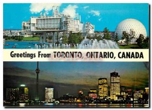 Modern Postcard Greetings from Toronto Ontario Canada