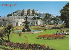 Devon Postcard - Princess Gardens - Torquay - Ref 9552A