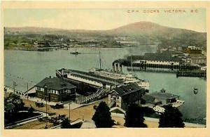 Canada, British Columbia, Victoria, C.P.R. Docks, Valentine & Sons 23-1