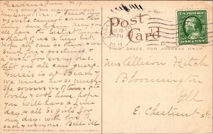 Postcarsd CA Pasadena Rustic Bridge Bush Gardens