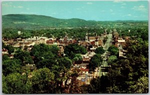 Chillicothe Ohio OH, First Capital Tree-Top View of Heart of the City, Postcard