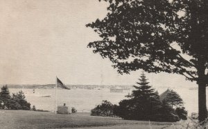 Postcard View From Eastern Promenade Portland Maine ME H. J. Burrowes Pub.