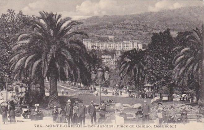 Monaco Monte Carlo Les Jardins Place du Casino Beausoleil