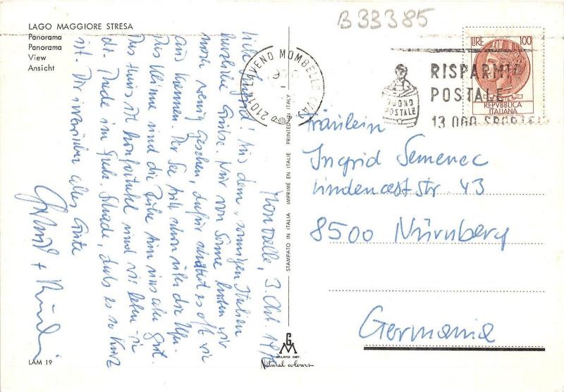 B33385 Lago Maggiore Stresa view   italy