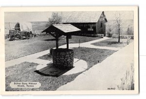 Meade Kansas KS Vintage Postcard Dalton Gang Hangout Free Western Museum