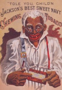 1800s African American Exposition Jackson Best Chewing Tobacco Salem Trade Card