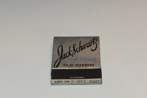 Jack Schwartz Fine Cigars Chicago Illinois Matchbook