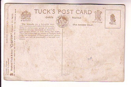 Tuck, Man Fishing, Inverness, Scotland, Signed WB Winbush?