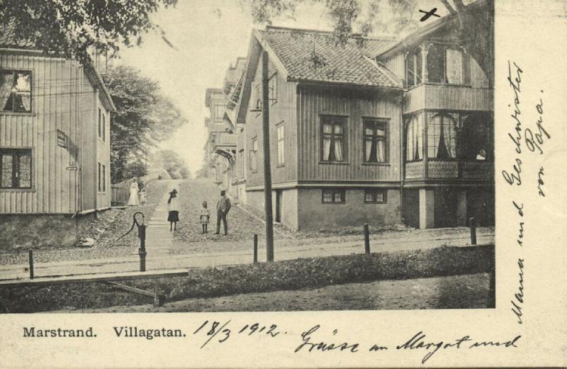 sweden, MARSTRAND, Villagatan (1912) Stamp