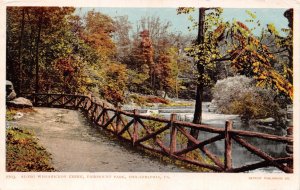 PHILADELPHIA PENNSYLVANIA~FAIRMONT PARK~ALONG WISSAHICKON CREEK POSTCARD 1900s