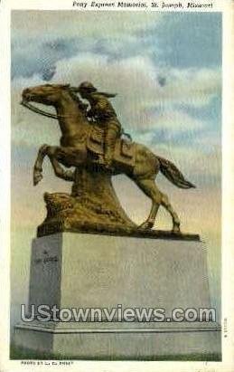 Pony Express Memorial in St. Joseph, Missouri