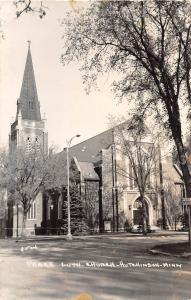 D29/ Hutchinson Minnesota Mn Real Photo RPPC Postcard 1960 Peace Lutheran Church