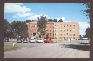 LITTLE FALLS MINNESOTA ST. GABRIEL'S HOSPITAL 1950s CARS VINTAGE POSTCARD