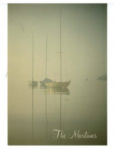 Canada - The Maritimes. Sailboats in the Mist (4.75 x 6.75)