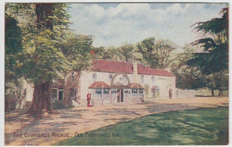 Hampshire; The Cowherds Avenue, Old Fashioned Inn PPC By Tuck, No 1653, Unused 