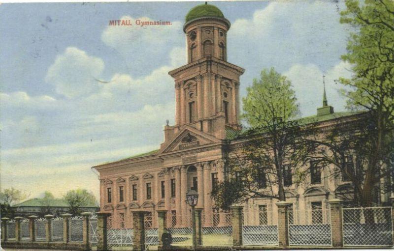 latvia, JELGAVA MITAU, Gymnasium (1913)