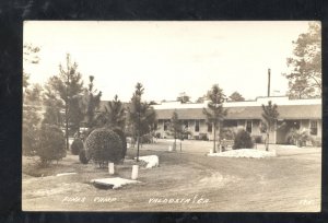 RPPC VALDOSTA GEORGIA PINES CAMP RESORT VINTAGE REAL PHOTO POSTCARD GA.