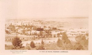 RPPC SECTION OF PERTH WESTERN AUSTRALIA REAL PHOTO POSTCARD (c. 1910)