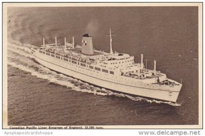 Canadian Pacific Liner Empress Of England