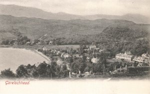 GARELOCHHEAD ARGYLL & BUTE SCOTLAND~ELEVATED VIEW OF VILLAGE~PHOTO POSTCARD