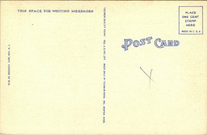 Vtg Linen Postcard - Post Office Building - Cape May New Jersey NJ - UNP