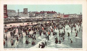Boardwalk, Atlantic City, N.J., 1902  Postcard, Unused, Detroit Photographic Co
