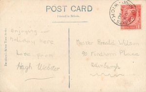 England John o' Groats poem song and scenic vintage postcard