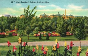 VINTAGE POSTCARD STATE TEACHERS' COLLEGE AT SAINT CLOUD MINNESOTA LINEN c. 1940