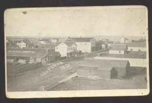 HAZELTON NORTH DAKOTA ND DOWNTOWN STREET VINTAGE POSTCARD B&W