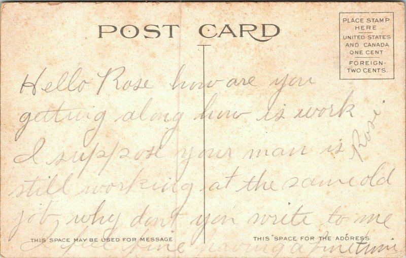 Paddle Pond Forest Park Springfield Mass 62800 Postcard Divided Back PM Vintage 