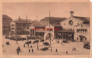 Germany, Munchen, Hauptbahnhof, Railroad Station, Grebe No 170