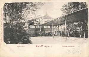 Bad-Kreuznach Germany~Kurgarten-Elisabethenquelle~1903 PHOTO POSTCARD