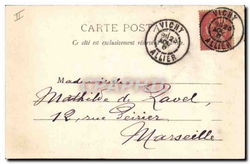 Old Postcard Vichy Casino