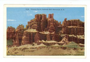 SD - Badlands Nat'l Monument, Chimney Rocks