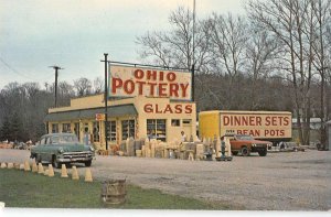 Zanesville Ohio Ohio Pottery and Glass Gift Shop Vintage Postcard AA32307